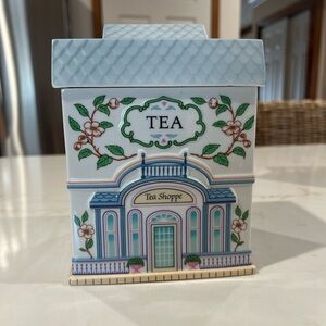 Lenox Village Tea Canister - 1990